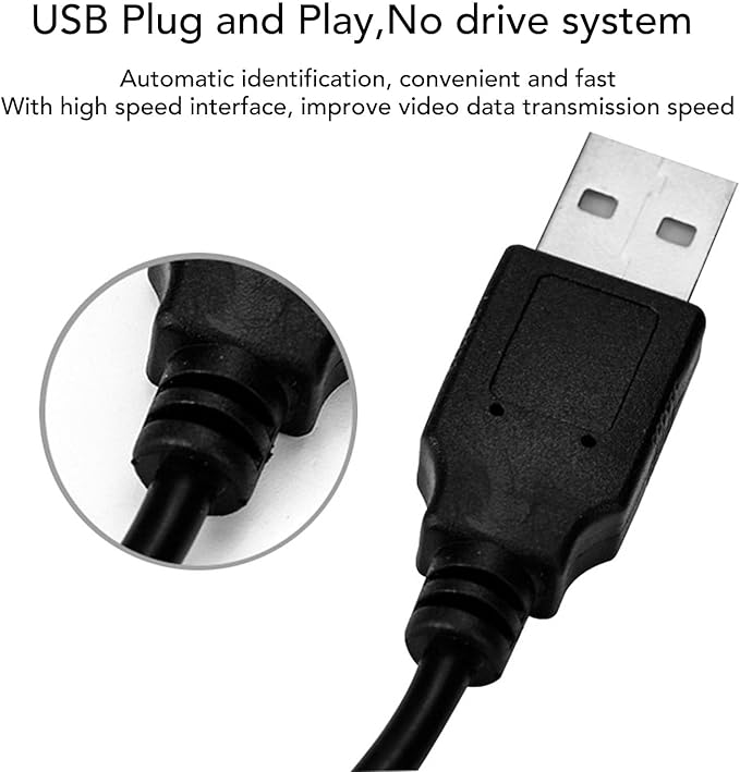Goshyda 4K Webcam with Beauty Function Plug and Play USB Camera Variable Focus for Live Streaming Meetings