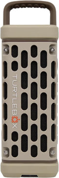 Turtlebox Ranger: Loud! Outdoor Portable Bluetooth 5.4 Speaker | Rugged Waterproof Ultra-Portable | Plays to 105db Deep Bass Shockproof Unlimited Pairing for Full Stereo Experience Tan