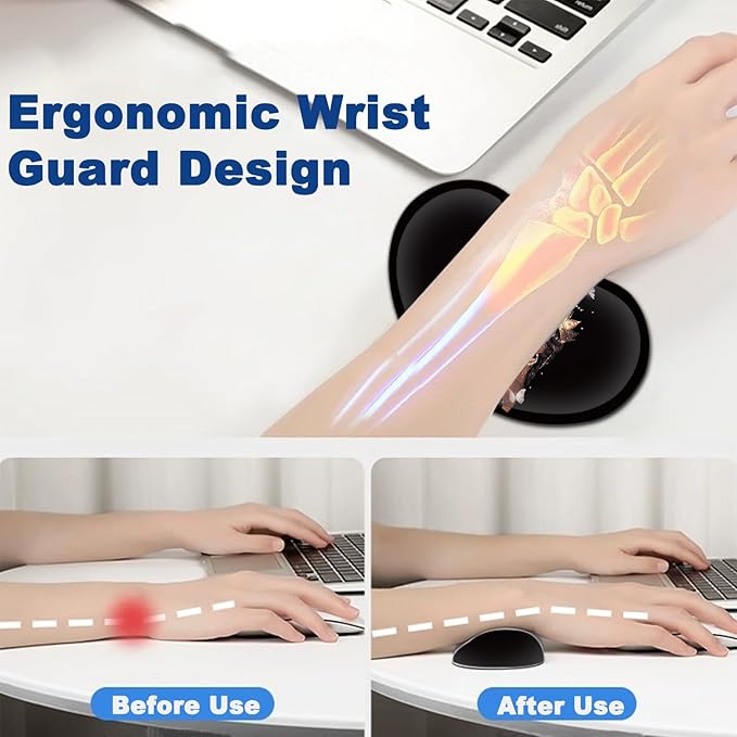 Large Mouse Pad + Keyboard Wrist Rest Set Extended Gaming Mousepad (31.5X11.8 inch) Ergonomics Memory Foam Mouse Wrist Rest Support African Americans Women with Butterflies Black XXL Desk Pad
