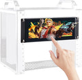 GeeekPi 7.84 inch 1280x400 LCD Touch Screen 2U Rack Mount Monitor for DeskPi RackMate T0/T1/T2/T0 Plus/T1 Plus/TL1 Server Cabinet