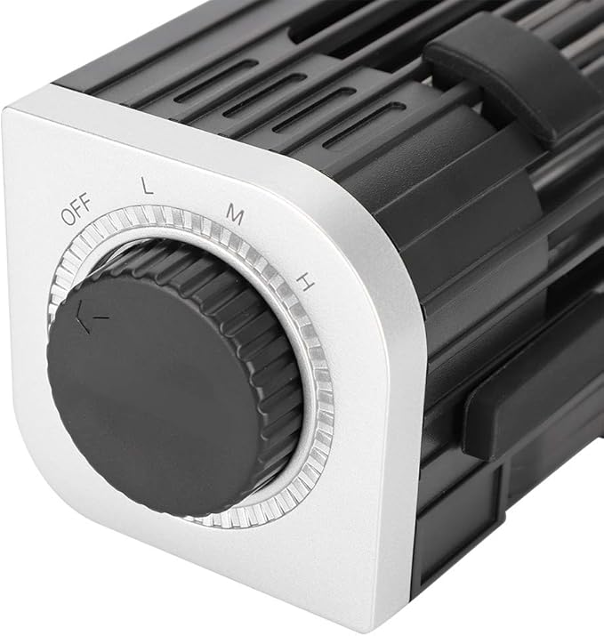 Laptop Cooling Fan CF 1691 USB Powered Notebook Heat Sink Leafless Metal Turbine with 3 Speed Levels Quiet Operation 30 40dB for 12 18 Inch Laptops Includes USB Cord and Silic