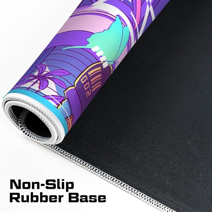 Jellyfish Crossing Gaming Desk Mat – Large Extended Mouse &amp Keyboard Pad