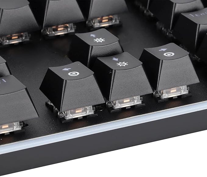 Gaming Keyboard USB Mechanical Keyboard 104 Keys Backlight Effects Computer Keyboard Wired Backlit Mechanical Gaming Keyboard for 2000//7/8/10
