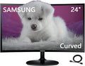 Samsung 24 390C Series LED Curved Monitor FHD(1920 x 1080) 60Hz 4ms AMD FreeSync Monitor HDMI VGA Black with HDMI Cable