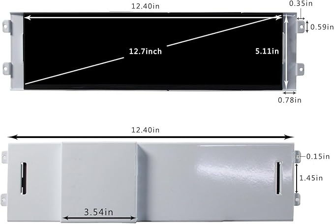 VSDISPLAY 12.7 Inch 2K Bar LCD Screen Monitor 2880x864 IPS DIY for D41 Computer PC Case Building CPU/GPU Monitoring Secondary Displaywith USB-C DP Input