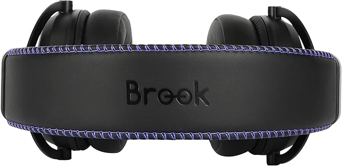 Brook 2.4GHz Wireless Headset - Cross-Platform Wireless Gaming Headset for PS5 PS4 PC Mac Android and NS Low Latency (with Extra Earpads)