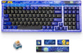 Newmen GM980 Wireless Mechanical KeyboardTri-Mode BT5.0/2.4GHz/USB-C Hot Swappable Custom Keyboard100 Keys Gasket Gaming Keyboards PBT keycaps Pre-lubedTactile Switch RGB Backlit (Dailuo Switch)