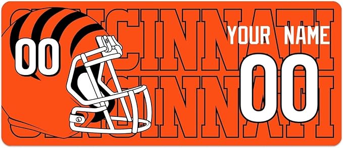 ANTKING Cincinnati Mouse Pad for Men Women Youth Gifts Custom Name and Number Desk Pad