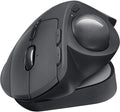 Logitech MX Ergo Plus Wireless Trackball Mouse 2048 dpi Optical Sensor 8 Buttons 4-Way Scroll Wheel 910-005178 (Renewed)