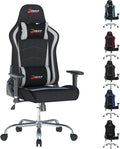 Gaming Chair High-Back Ergonomic Computer Chair Adult Lumbar Support Breathable Fabric Office Chair 3D Independent Armrests。(1005-gray)