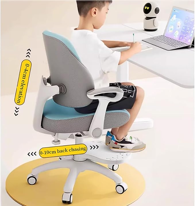 BK&ampMF Home Office Study ChairErgonomic Desk Chair Swivel Chair with Lumbar Support Height Adjustable High-Back Gaming Chair PC for Home ExecutiveC