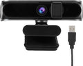 5MP 1080P Webcam with 80° Wide Angle Lens CMOS Sensor and Auto Low Light Correction for Online Teaching Business Meetings and Live Streaming on Multiple Platforms