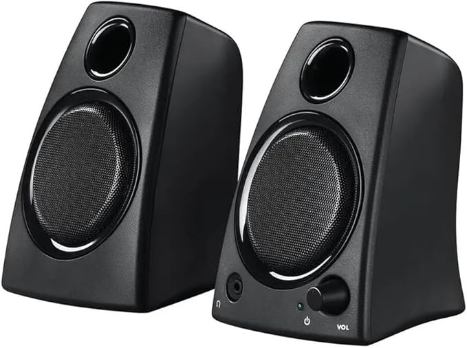 JSEIAJB PC Speakers Stereo Sound Strong Bass 3.5mm Audio Input Volume Controls Speakers for Computer/TV/Smartphone