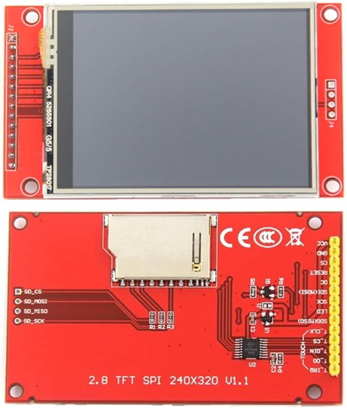 FainWan ILI9341 2.8 SPI TFT LCD Display Touch Panel 240X320 Module with PCB 5V/3.3V STM32 with Touch