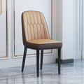 Office Chair Gaming Chair Computer Chair Living Room Furniture Design Armchairs Nordic Chair Metal Leather Material Dining Room Chairs Leisure Computer Stool (Color : Rosso)