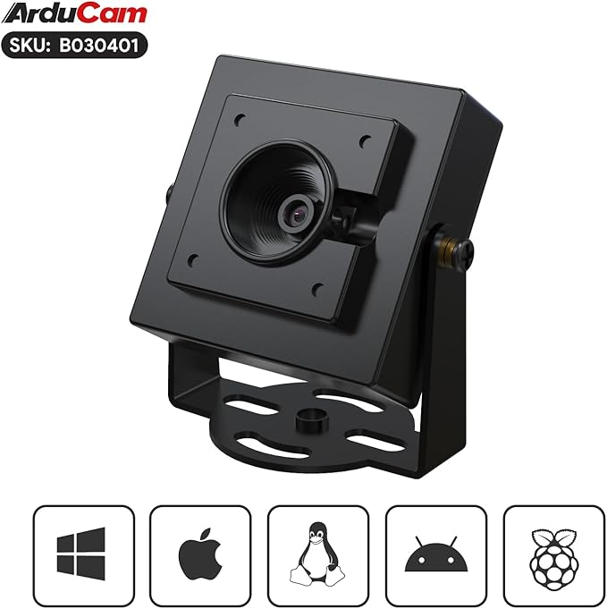 Arducam 12MP Autofocus USB Camera Module with HDR Raspberry Pi USB Webcam Lightburn Camera with Multiple Preset AI Resolutions for Windows Linux Mac Android