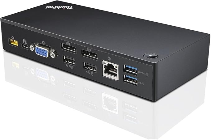 Lenovo ThinkPad USB-C UltraDock With 90W 2 Prong AC Adapter (40A90090US USA Retail Packaged)