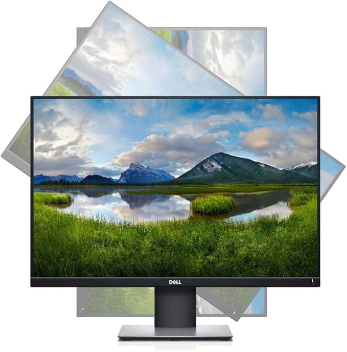 Dell P2421 24 Inch 1200p 16:10 WUXGA QHD IPS Thin Bezel Monitor HDMI DisplayPort VESA Certified Black (Renewed)
