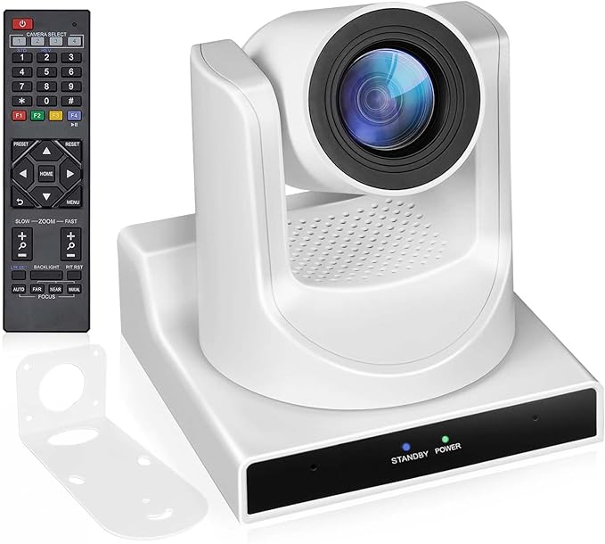 NDI PTZ Camera 30x Optical Zoom Live Streaming HDMI/PoE and USB Supports PTZ Camera for Church Conference Live Streaming