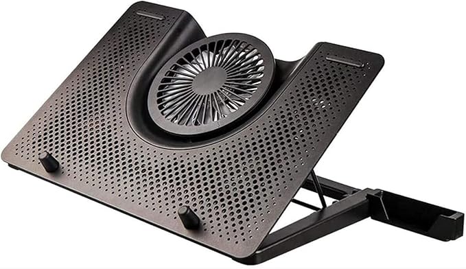 Laptop Cooler Laptop Cooling Pad : Portable Height Adjustable Laptop Cooling Fan Stand Holder