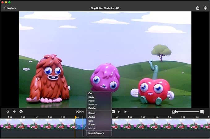 HUE Animation Studio: Complete Stop Motion Animation Kit (Camera Software Book) for Windows/macOS (Blue)