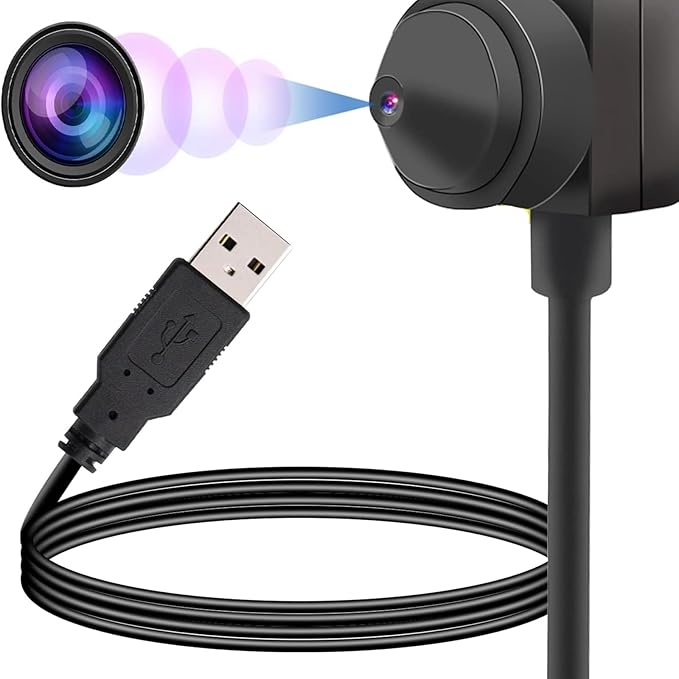 1080P HD USB Web Eye Interaction Webcam for PC Laptop with Built in Noise Reduction Microphone Ideal for Video Conferencing and Recording