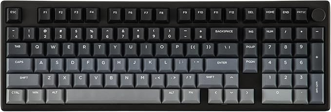 EPOMAKER Galaxy100 Lite QMK/VIA Gaming Keyboard with 8000mAh Battery and Numpad 1800 Aluminum Mechanical Keyboard USB-C/BT/2.4Ghz Hot-Swap Creamy Sound (Black Marble White Switch)