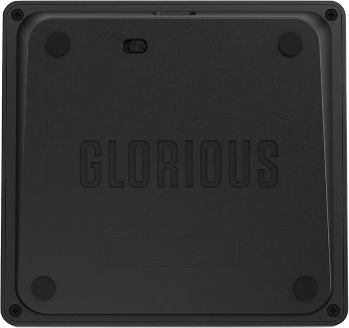 GLORIOUS GMMK Macro Pad - Black Mechanical Numpad - 10 Key USB Keypad - Hotswap Programmable Volume Knob RGB Backlit Wired &amp Wireless Bluetooth- Gaming Keyboard Number Pad