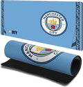 Head Case Designs Officially Licensed Manchester City Man City FC 2024/25 Home Crest Kits &amp Players 23.62 x 11.81 x 0.12 inches (600 x 300 mm) - L Gaming Office Desk PC Keyboard Mouse Mat Pad