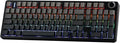 MechLands Aula F99 PRO 96% Mechanical Gaming Keyboard BT5.0/USB-C/2.4GHz Wireless Hot Swappable Gasket Custom Keyboard with 8000mAH Battery Rotary Knob RGB Backlit for Win/Mac (Grey)