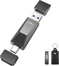 ySky 256GB USB 3.2 Solid State Flash Drive 1000MB/s High Speed USB C+ USB 3.2 Gen2 Dual Interfaces Thumb Drive USB C Memory Photo Stick for iPhone15/15 Plus/15 Pro/15 Pro Max/USB-C PhoneLaptopMac