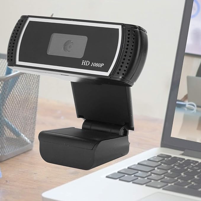 1080P Webcam with Microphone 30FPS Full 5MP Web Camera Widescreen USB Computer Camera for PC Laptop Desktop Conference for Video Calling Live Streaming Zoom
