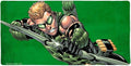 Justice League Green Arrow Character Large Gaming Mouse Pad Desk Mat with Stitched Edges Non-Slip Base for Gamer Home and Office 31.5 x 15.7