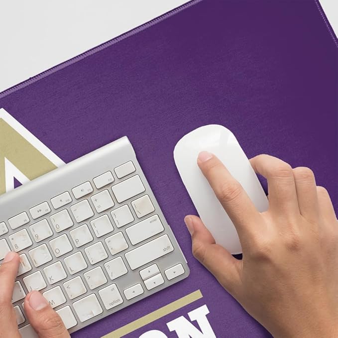 Albion College Britons Primary Logo Large Gaming Mouse Pad Desk Mat with Stitched Edges Non-Slip Base for Gamer Home and Office 31.5 x 15.7
