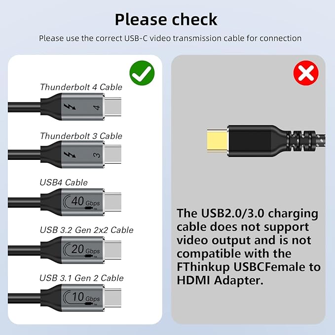 USB C to DisplayPort Adapter with USB Video Cable 4K@60Hz Uni-Directional USB C Female to DP Male Adapter Thunderbolt 4/3 to DP Converter Compatible with i-/Phone 17 Galaxy MacBok Pro- 2 Pack