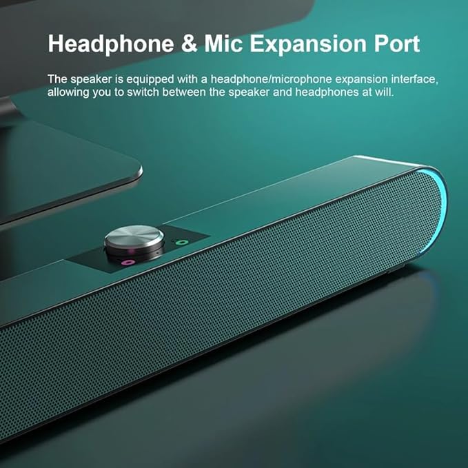 Wired Computer Speaker SoundBar Stereo Subwoofer Powerful Music Player Bass Surround Sound Box 3.5mm Audio