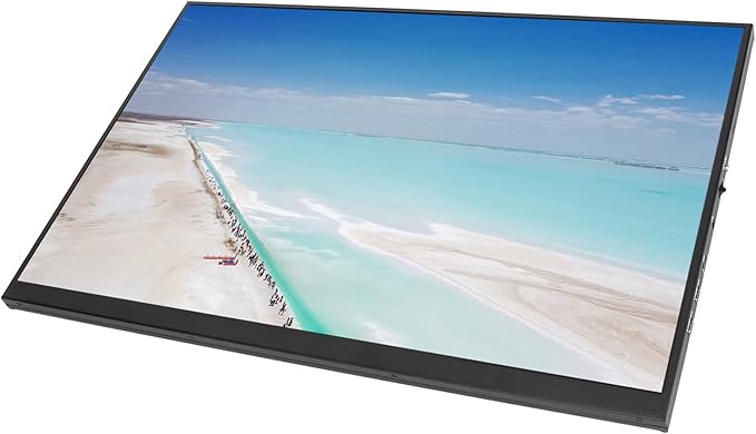 SUNGOOYUE 18 Inch Portable Display High Refresh Rate IPS Screen with Built in Dual Speakers for PC Cell Phone PS3 iOS Tablets (120HZ)