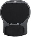 Fellowes 93730 Gel Mouse Padw/Wristrest10-Inch x12-Inch x1-1/2-InchTexture/Black