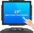 19 Inch Open Frame Touch Monitor PCAP 10-Point Touch Industrial Touchscreen Monitor with HDMI/VGA/DVI Interface Active Matrix TFT LCDLED Backlight with VESA Mount