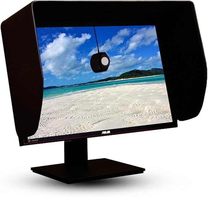 Thick Frame LCD LED Video Monitor Hood Sunshade Sunhood for Dell HP Viewsonic Philips Samsung LG EIZO NEC ASUS ACER BENQ AOC Lenovo iMac Fits Monitor Frame