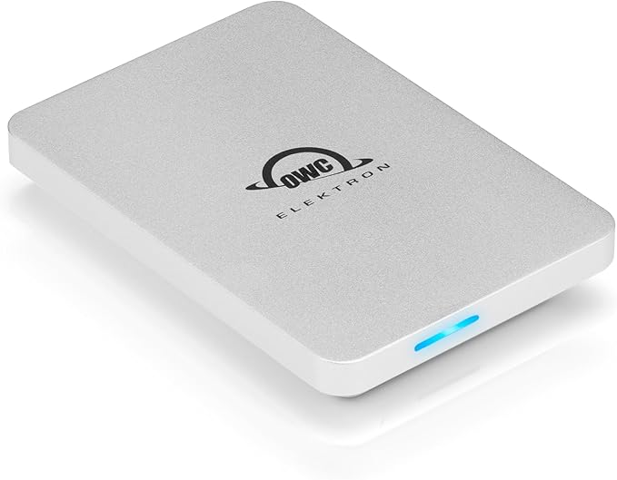 OWC Envoy Pro Elektron Portable 2TB SSD Super Fast External SSD with up to 1250MB/s Performance USB 3.2 Gen 2 and USB 2.0/3.0 Backwards and Universally Compatible NVMe Powered Portable SSD