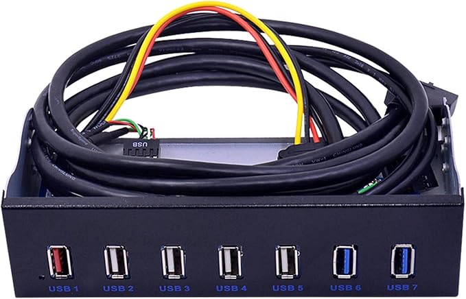 5Gbps 20Pin USB 3.0 Front Panel BC 1.2 Rapid Charging USB 2.0 USB2.0 USB3.0 HUB Expansion Bracket for PC 5.25'' DVD-ROM
