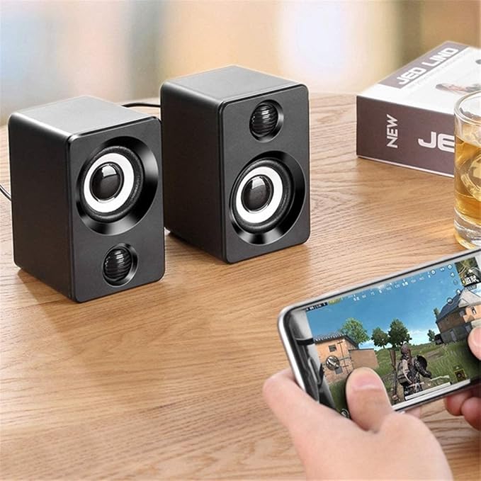Computer SpeakerUSB Speaker Wired Multimedia Speaker for PC Monitor Desktop Laptop