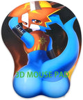 Anti-Slip Mousepad 3D Mouse Pad Furry Anthro Anime Manga Breast Gaming Wrist Rest Boob-pad Mouse Mat