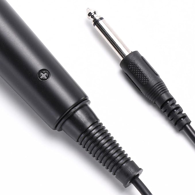 RecorderWave Handheld Wired Microphone Material Body Plug and Play Wired Design 4 Meters Long Suitable for Stage or Outdoor high-Intensity use