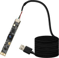 8MP Ultra HD USB Camera with Microphone2448P 30fps105° Wide Angle Lens Lightburn Compatible for 3D Printers Plug and Play Works with WindowsMacLinux Raspberry Pi