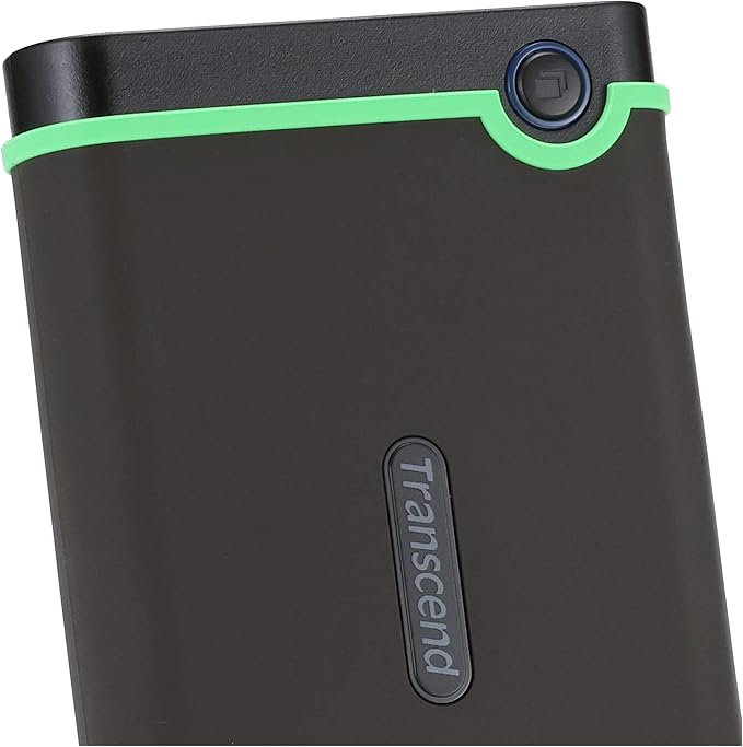 Transcend TS4TSJ25M3S-E Portable Hard Drive 4 TB Shockproof Slim Type USB3.1 Gen1 PC/PS4 Compatible 3 Year Warranty
