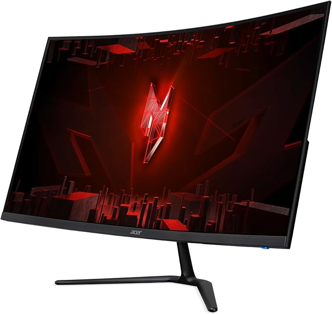 acer Nitro 31.5” Gaming Monitor | Full HD 1920 x 1080 | 1500R 16:9 Curved | AMD FreeSync Premium | 240Hz Refresh Rate | 1ms (VRB) | 1 x Display Port 1.4 &amp 2 x HDMI 2.1 Ports | ED320Q W0biip