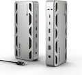 WAVLINK Intel Certified Thunderbolt 5 Dock 12-in-1 TB5 Docking Station with 120Gbps Max Transfer 140W PD 2.5G Ethernet 4X USB-A 3.2 Gen 2 SD4.0 for Windows 11/Mac OS 14.6 or Later TB5/4 Laptops
