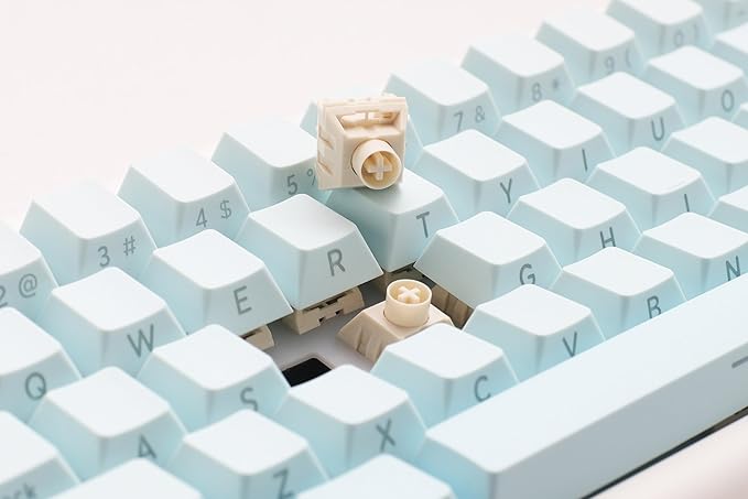 Ducky ProjectD Tinker 65 POM Edition 65% Hotswap RGB Double Shot PBT Mechanical Keyboard Kailh Box Cream Pro